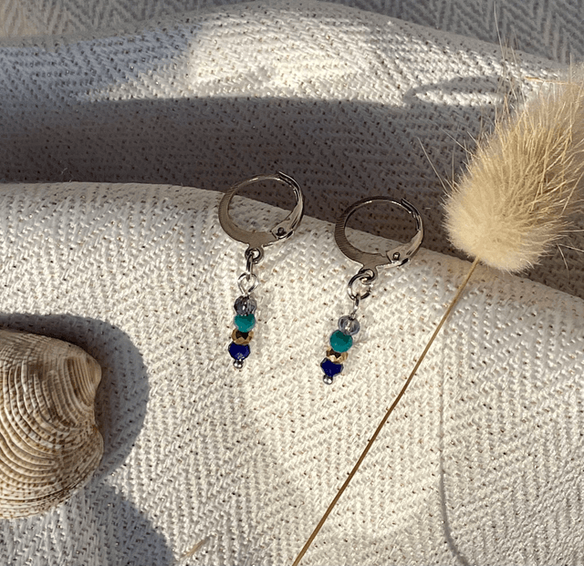 Boucles d’oreilles Écume Doré